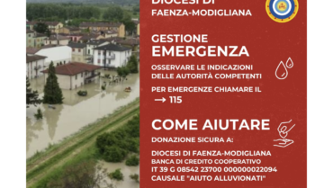 ALLUVIONE Emilia Romagna – Diocesi di Faenza